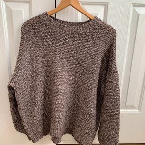 Oversized Cozy Crew Sweater in Neutral